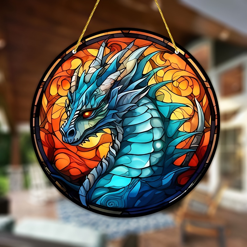 1pc Beautiful Flying Dragon - Window Hanging Light Catcher Decoration,  Suitable For Room, Living Room, Garden, Office, Scene Decor, Room Decor,  Home D