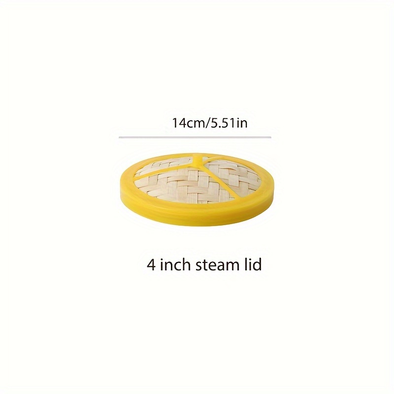 Plastic Steamer Rubber sided Bamboo Basket Mini Dim Sum - Temu