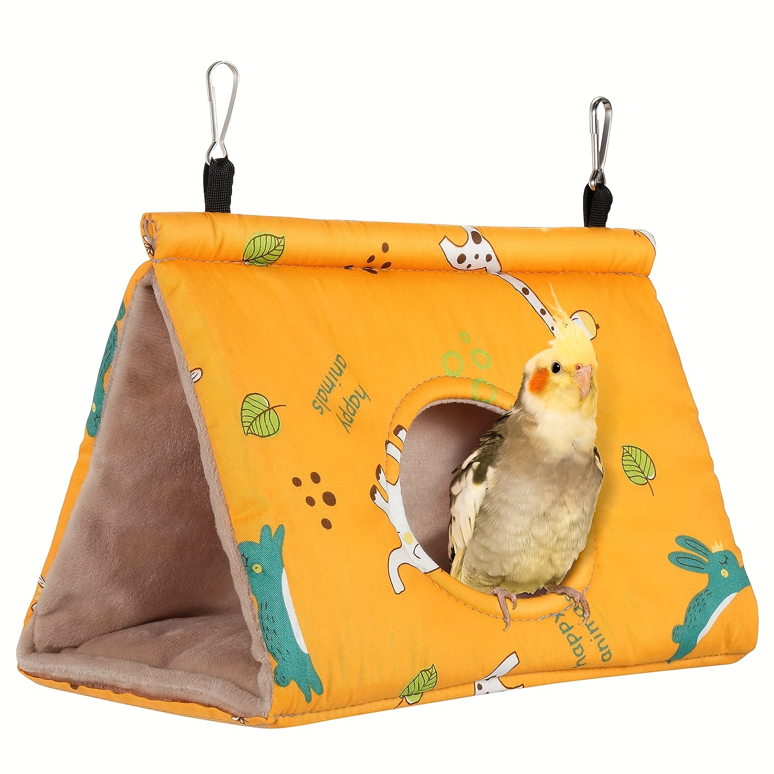 Parrot Triangular Bird Nest House Bed Habitat Cave Hanging Tent For Budgies  Parakeet Cockatiels Lovebird