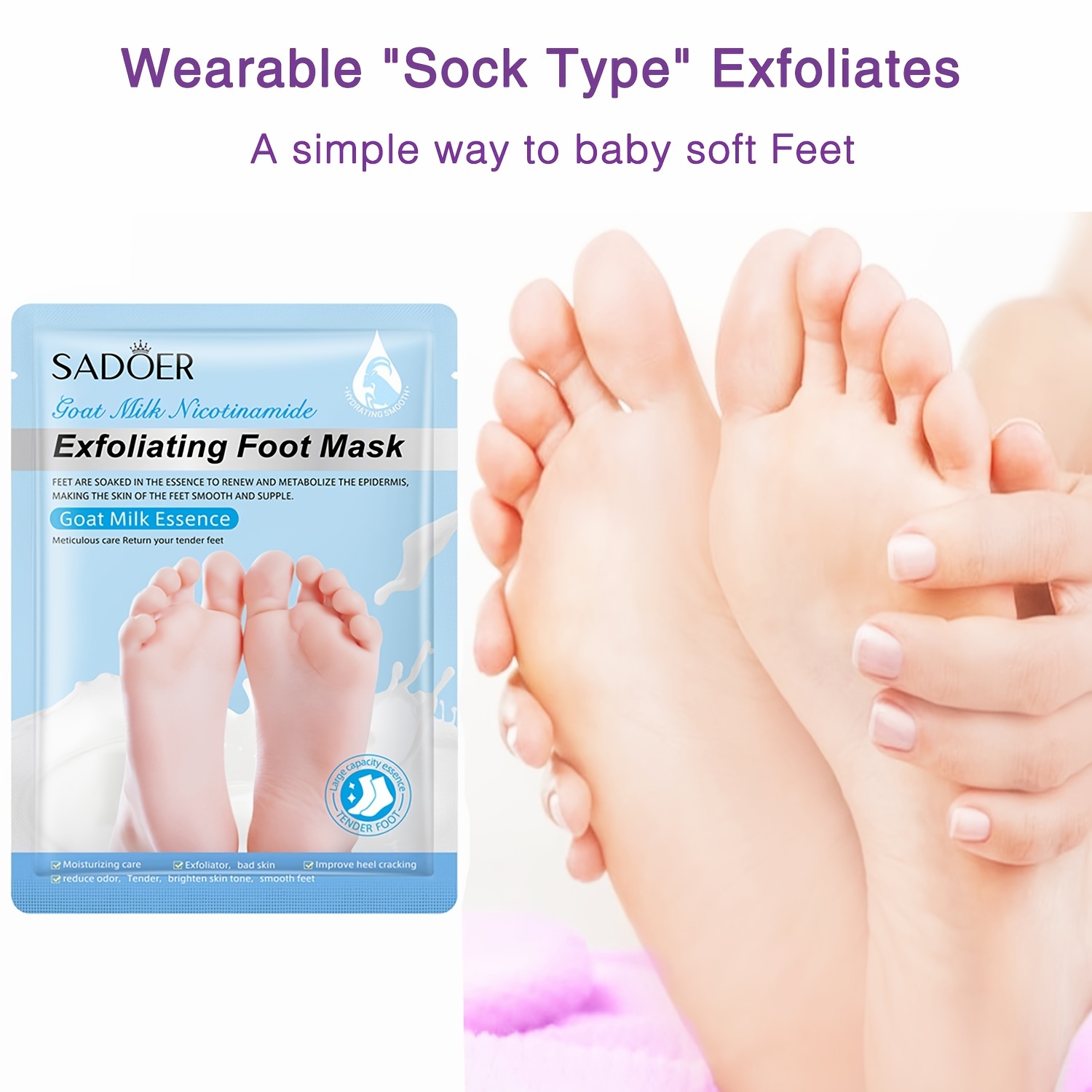 Foot Peel Exfoliator Gel For Smooth And Soft Feet Callus - Temu