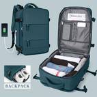 multi pocket carry on travel backpack flight approved gym bag with shoe compartment waterproof laptop school bag