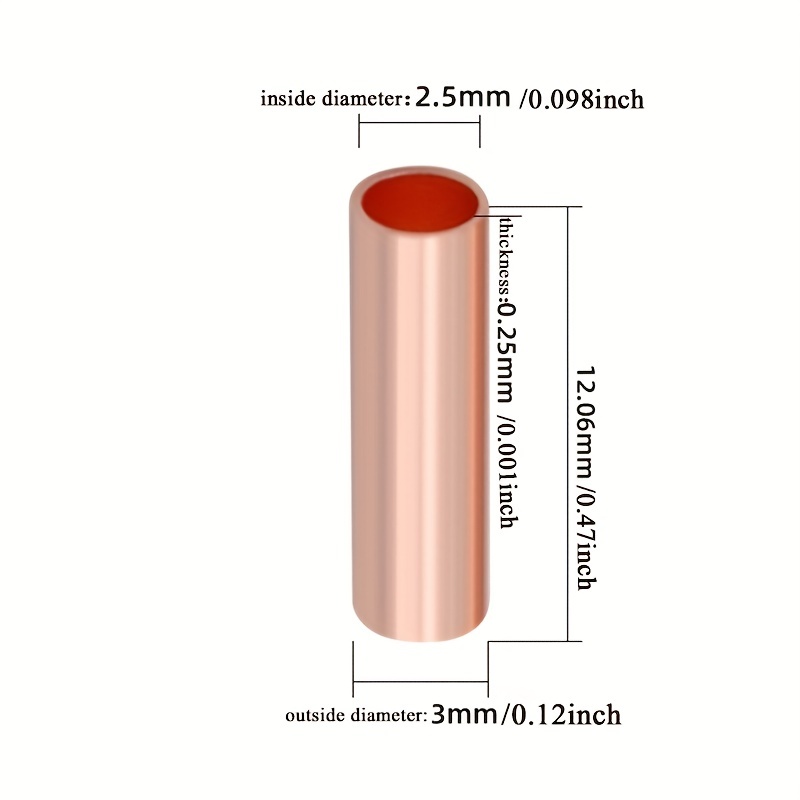 Wire Ferrules Kit Copper Crimp Connector Non Insulated - Temu