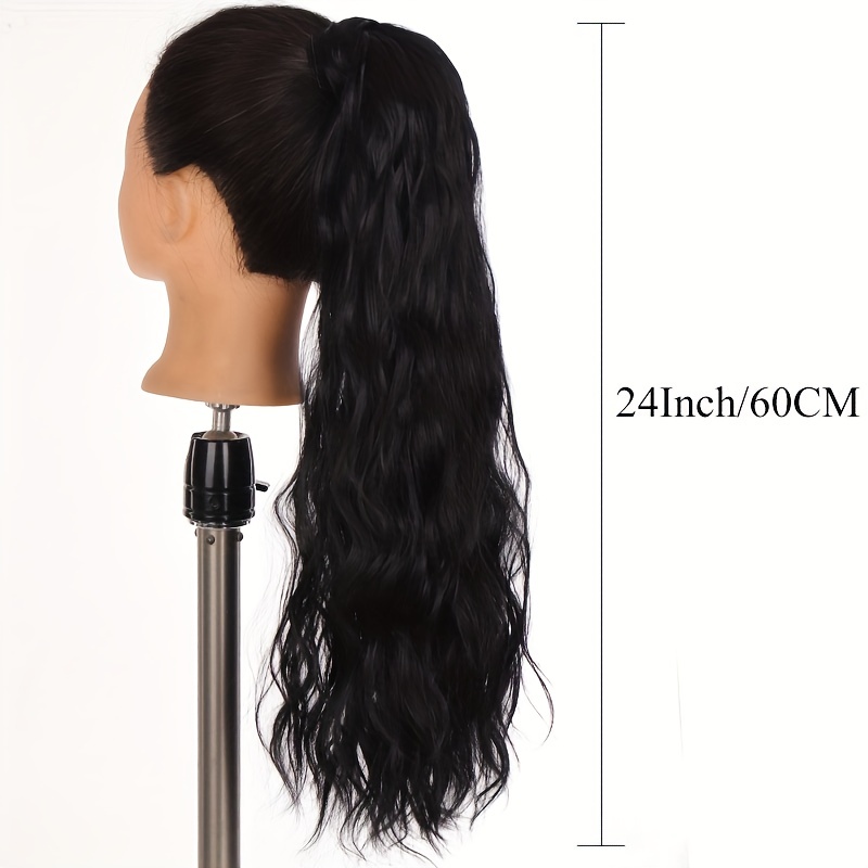 Corn Curly Drawstring Ponytail Hair Extension Long Curly Wavy Ponytail