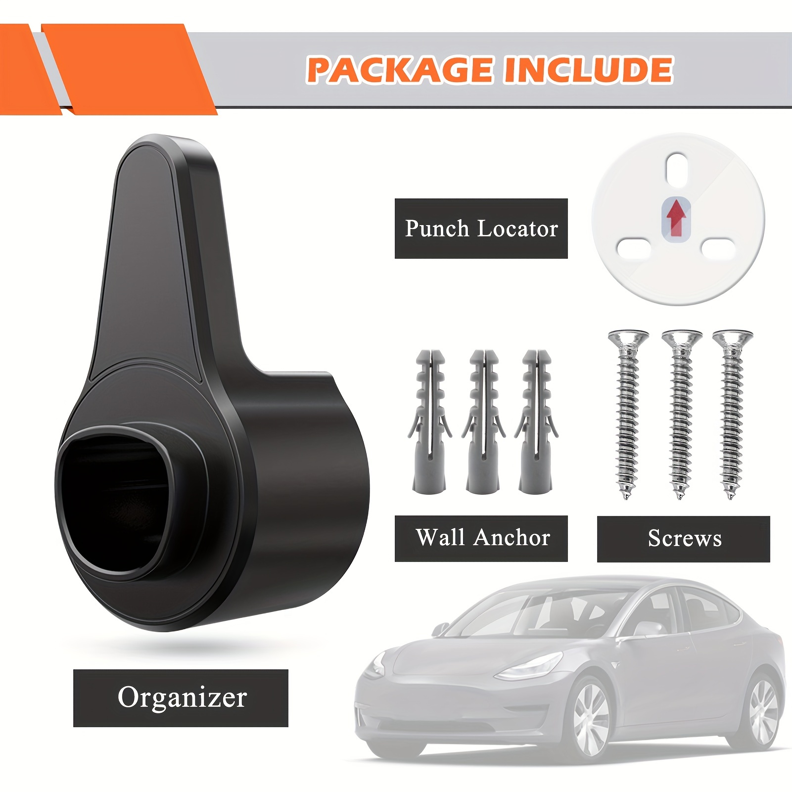 Support de chargeur avec support de châssis pour le modèle Tesla 3 modèle y  modèle X modèle S – Organisateur de câble de chargement