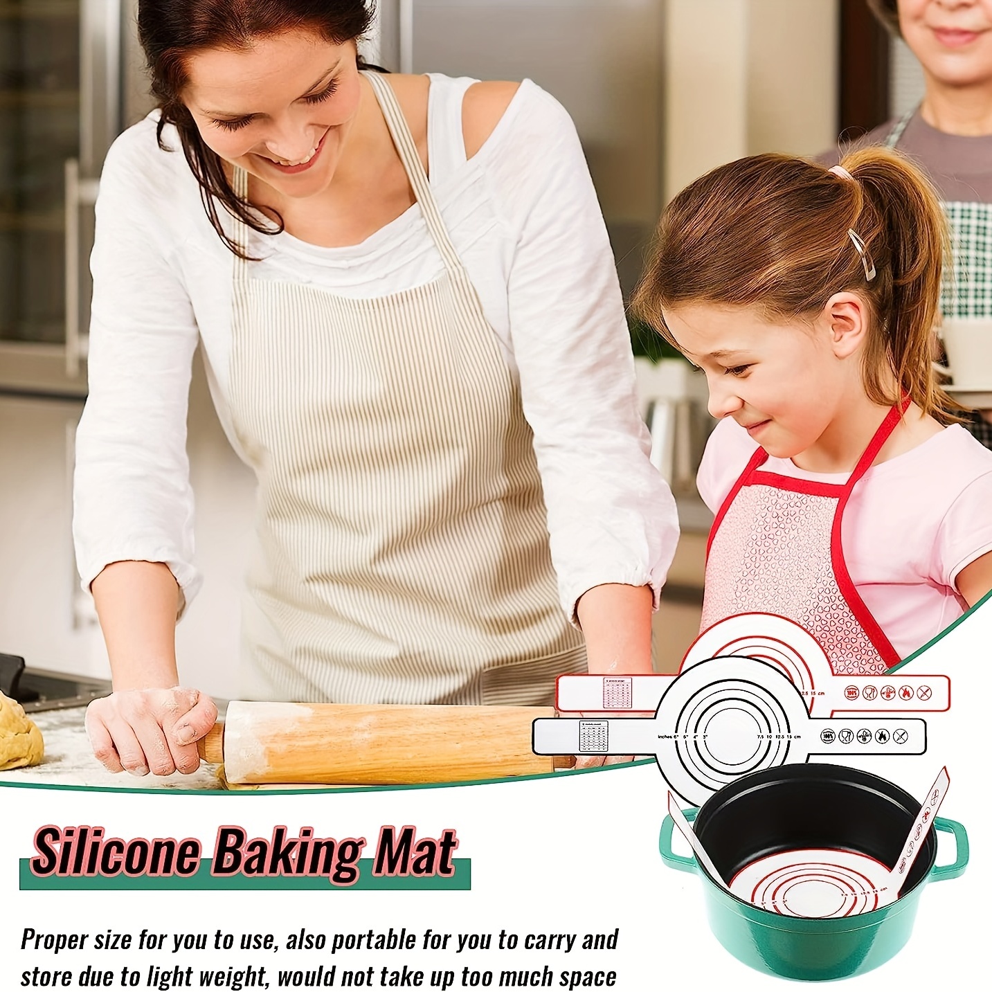 Reusable Silicone Baking Mats Silicone Cooking Mat Non Stick - Temu