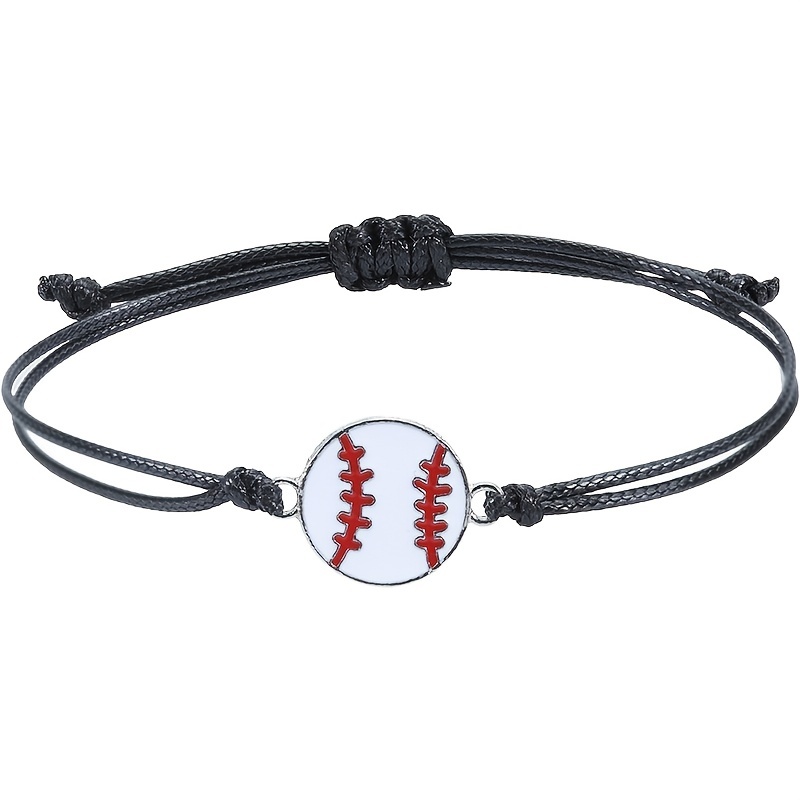 Football Baseball Basketball Rope Knotted Bracelet