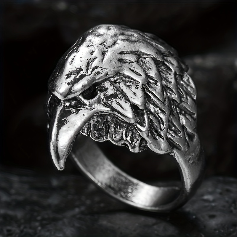 Gothic male hot sale wedding rings