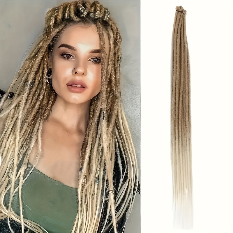 10 Strands Dreadlocks Extensions Synthetic Dreadlocks - Temu