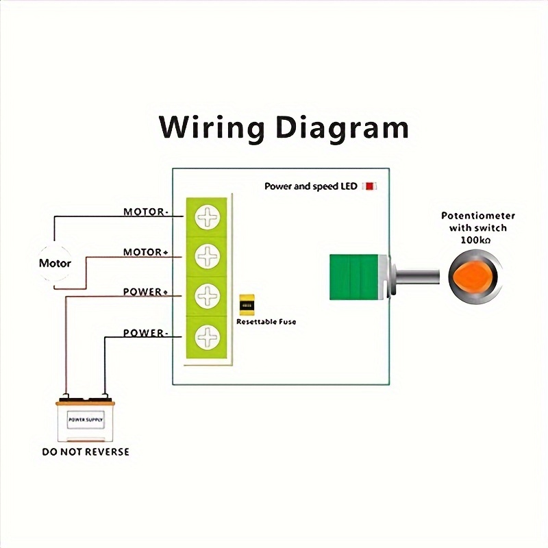 5-Pack 2A PWM DC Motor Speed Controllers / LED Dimmers - 1.8V To 12V Low Voltage