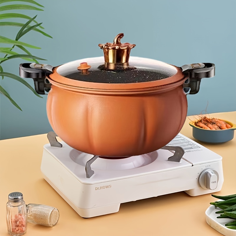  Multifunctional Non-stick Micro Pressure Pot, Pumpkin