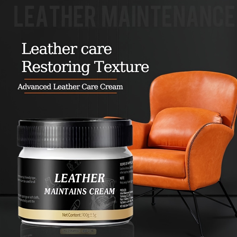 Leather Recoloring Balm Leather Renovation Polishing Care Oil Cleaner And  Conditioner 100ml Color Restorer Scratch Remover For - AliExpress