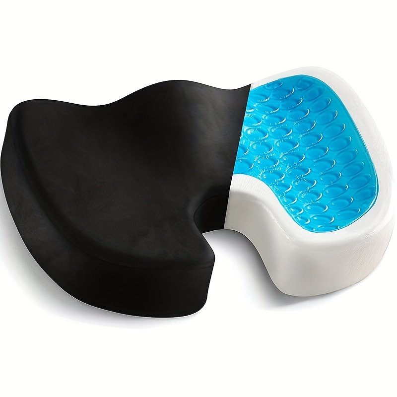 All-Day Gel Seat Cushion Back Sciatica Tailbone Pain Relief Ergonomic  Office Car
