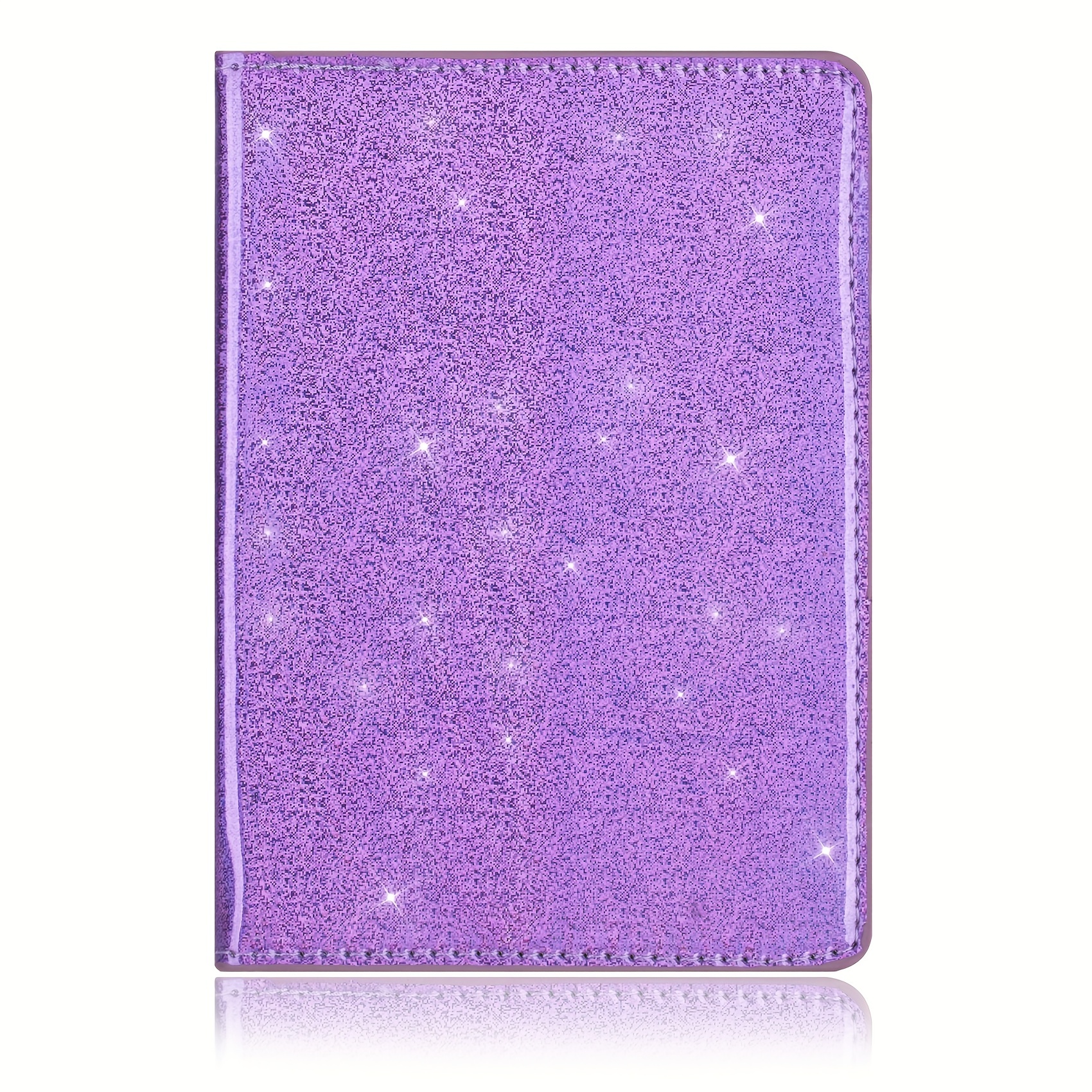 Glittery Passport Holder for Women, PU Leather Travel Wallet Passport  Wallet Organizer For Women