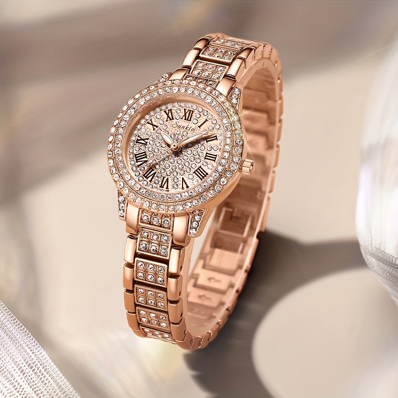 Rose gold watch on sale for teenage girl