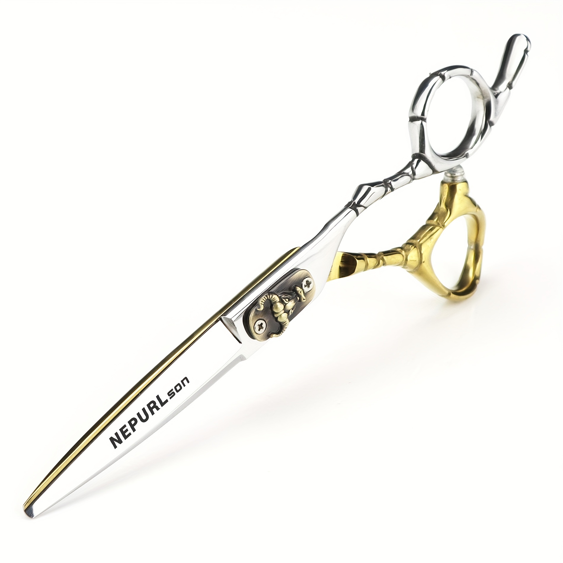 15 24 Cm Golden Hair Cutting Scissors Thinning Shears Professional Barber Salon