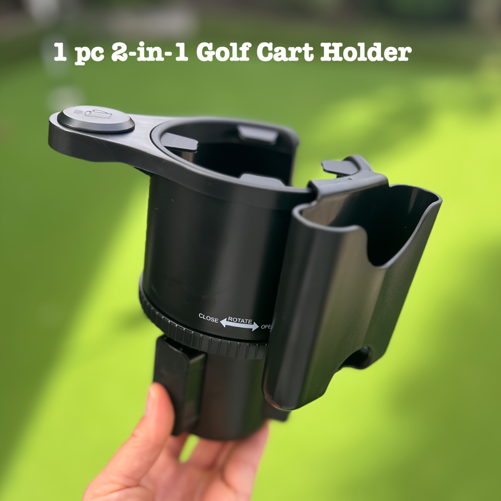 1pc Creative 2-in-1 Cup Holder, Expander Adapter For Golf Club Carts, Cup  Holder Phone Holder, Expandable Adapter (Adjustable), Large 32/40 Oz, Gift