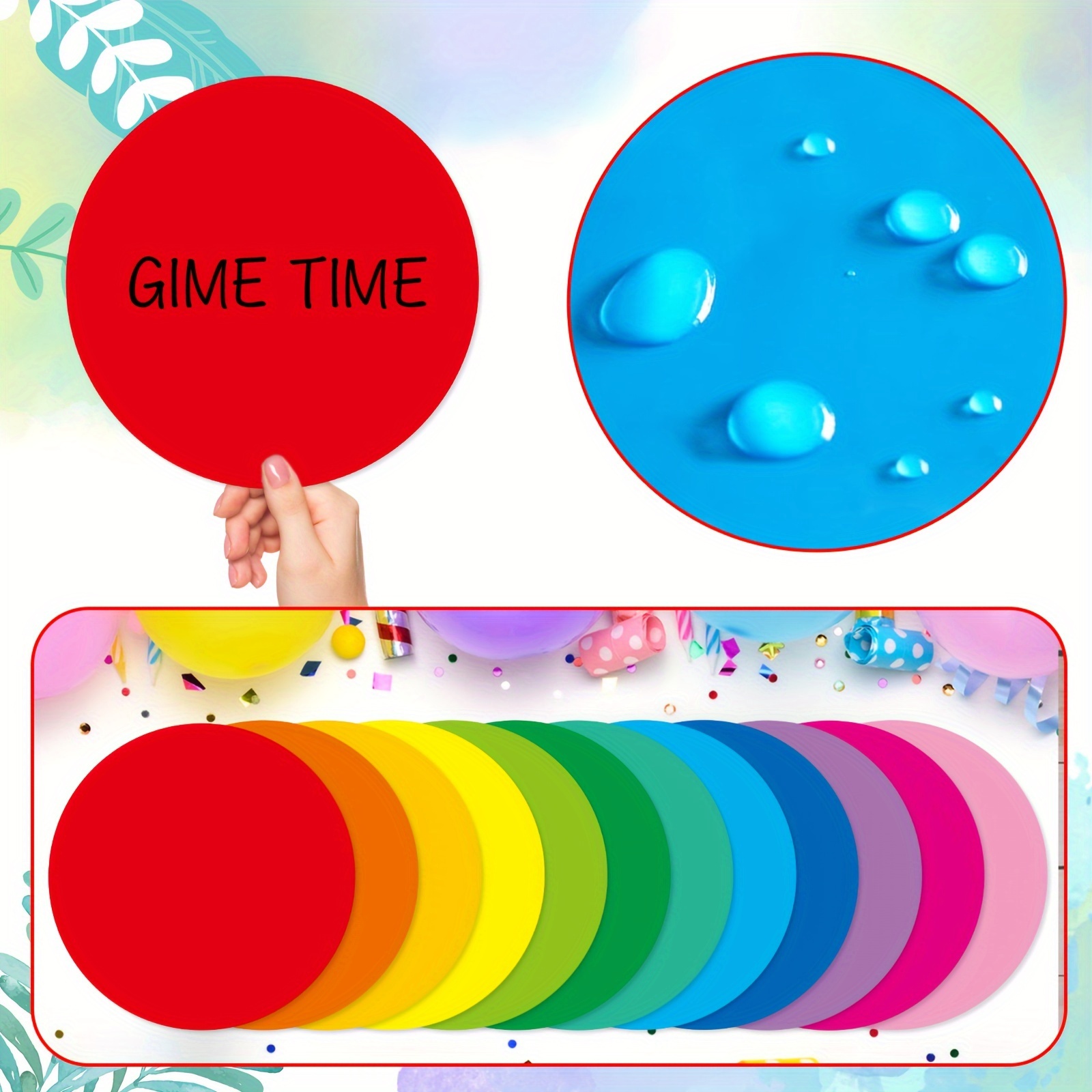 Colorful Dry Erase Dots Circles Stickers Round Whiteboard - Temu