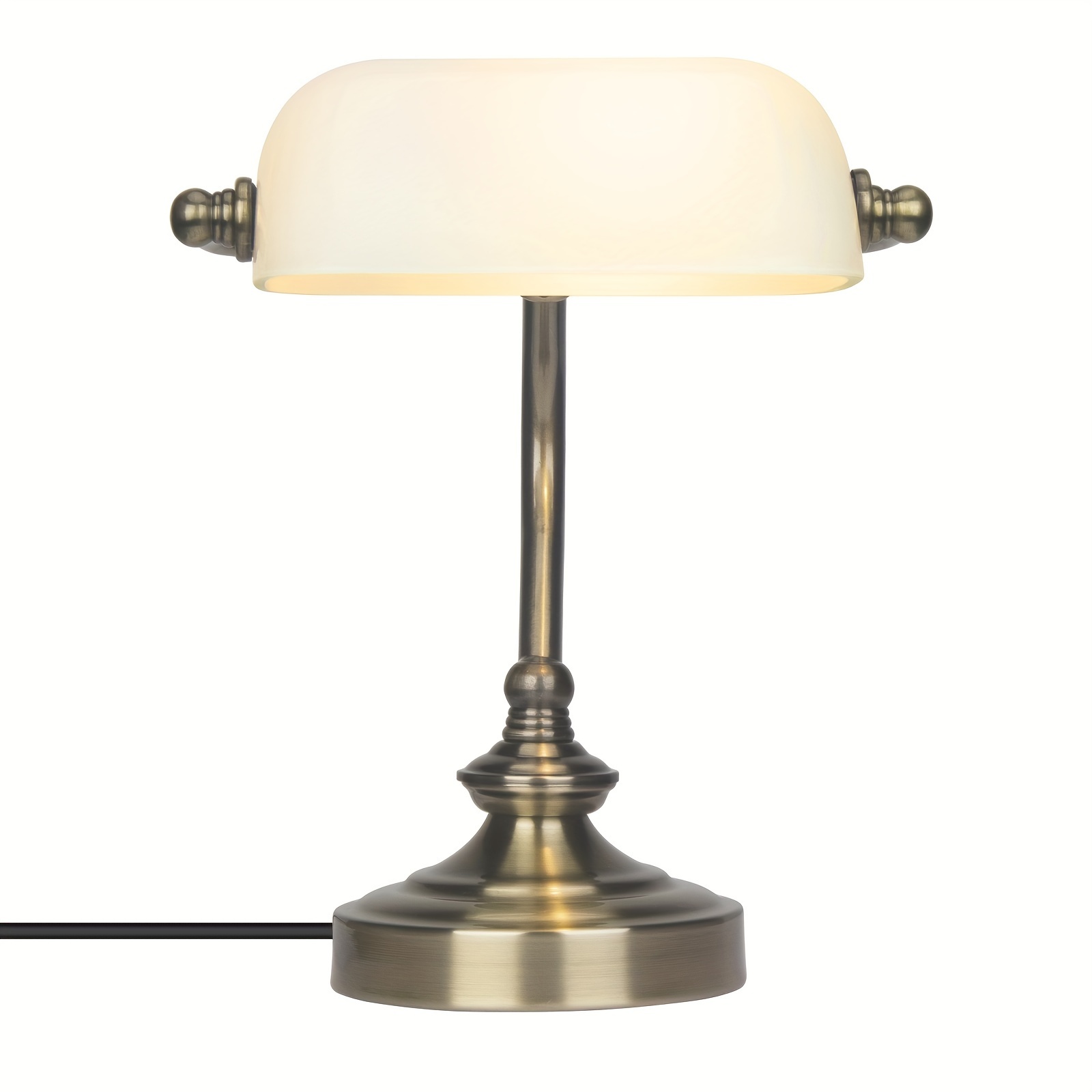 Firvre Glass Bankers Desk Lamp Classic Retro Bronze Finish - Temu