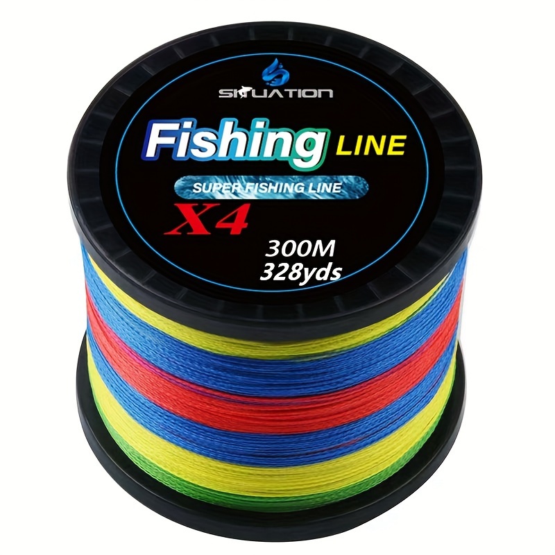 300M 328 Yards PE Spectra Braided Fishing Line Super Strong 4