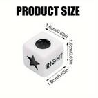 6pcs dice for left right center game funny dice for lrc game board games accessories