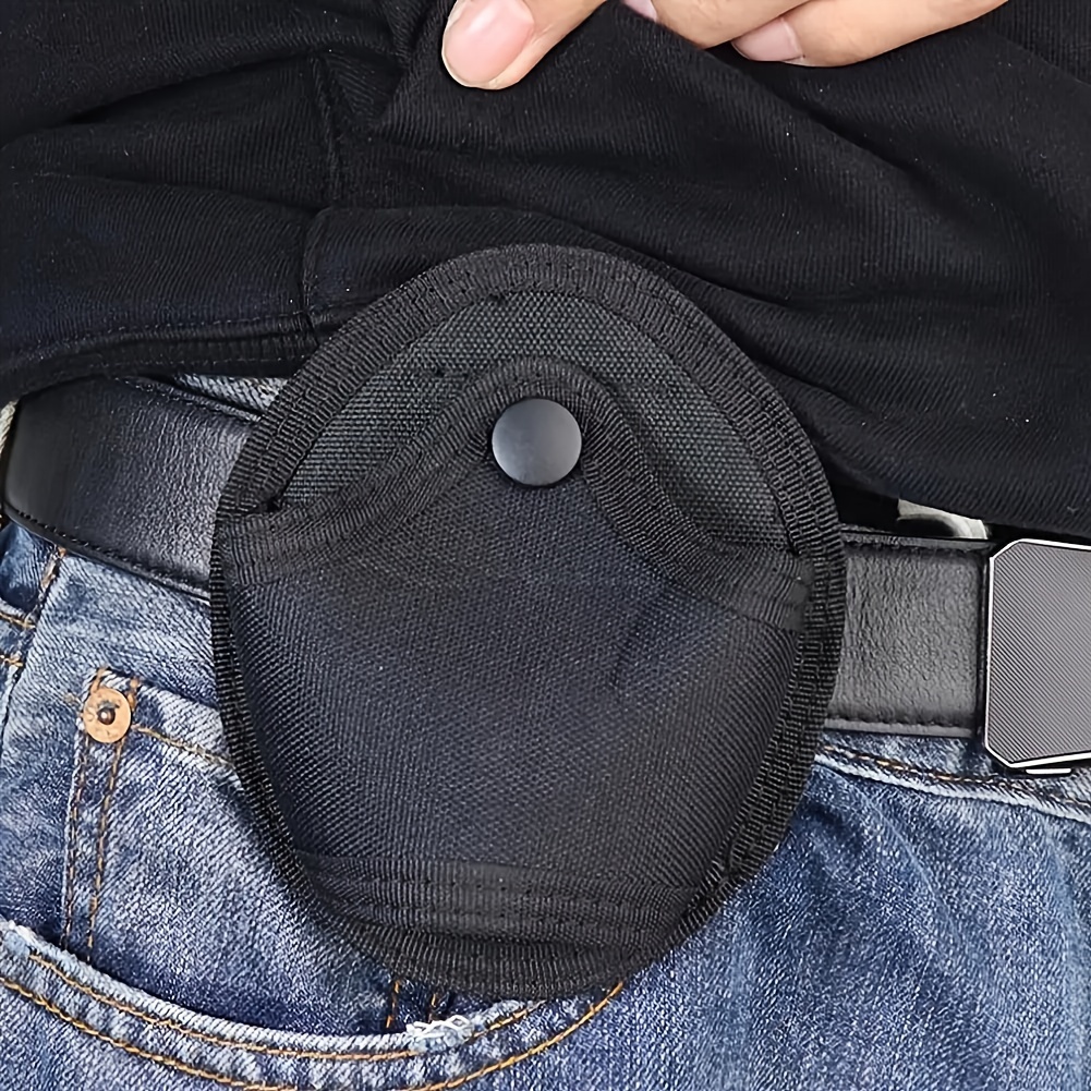 Tactical Belt Clip Handcuff Holder Case Military Shackles Pouch Cover  Police Handcuffs Holster Waist Pockets with Key Holder