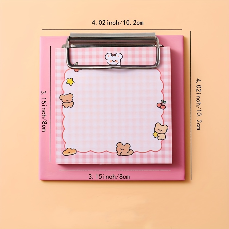 Cartoon Clipboard Notepads - Temu