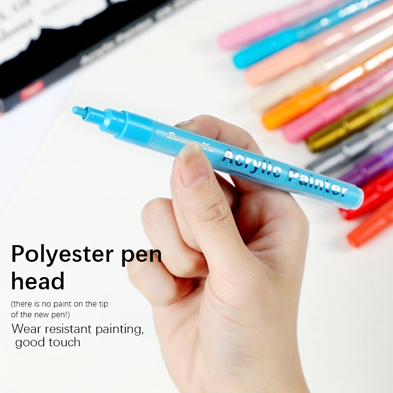 Marqueur acrylique étanche à séchage rapide, stylo signature