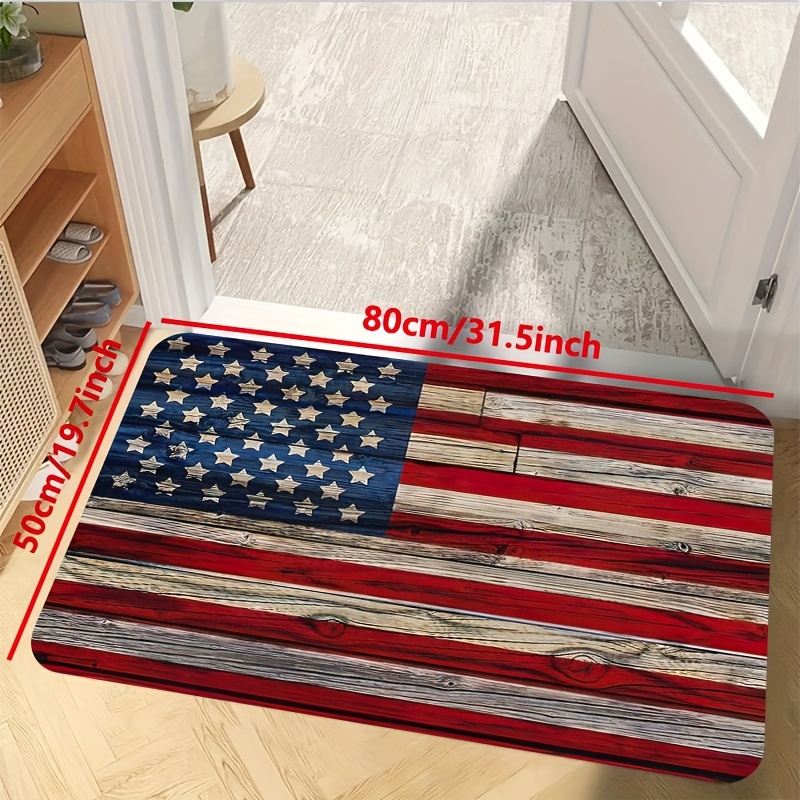 1pc Bandera Americana Alfombra Exterior Alfombras - Temu