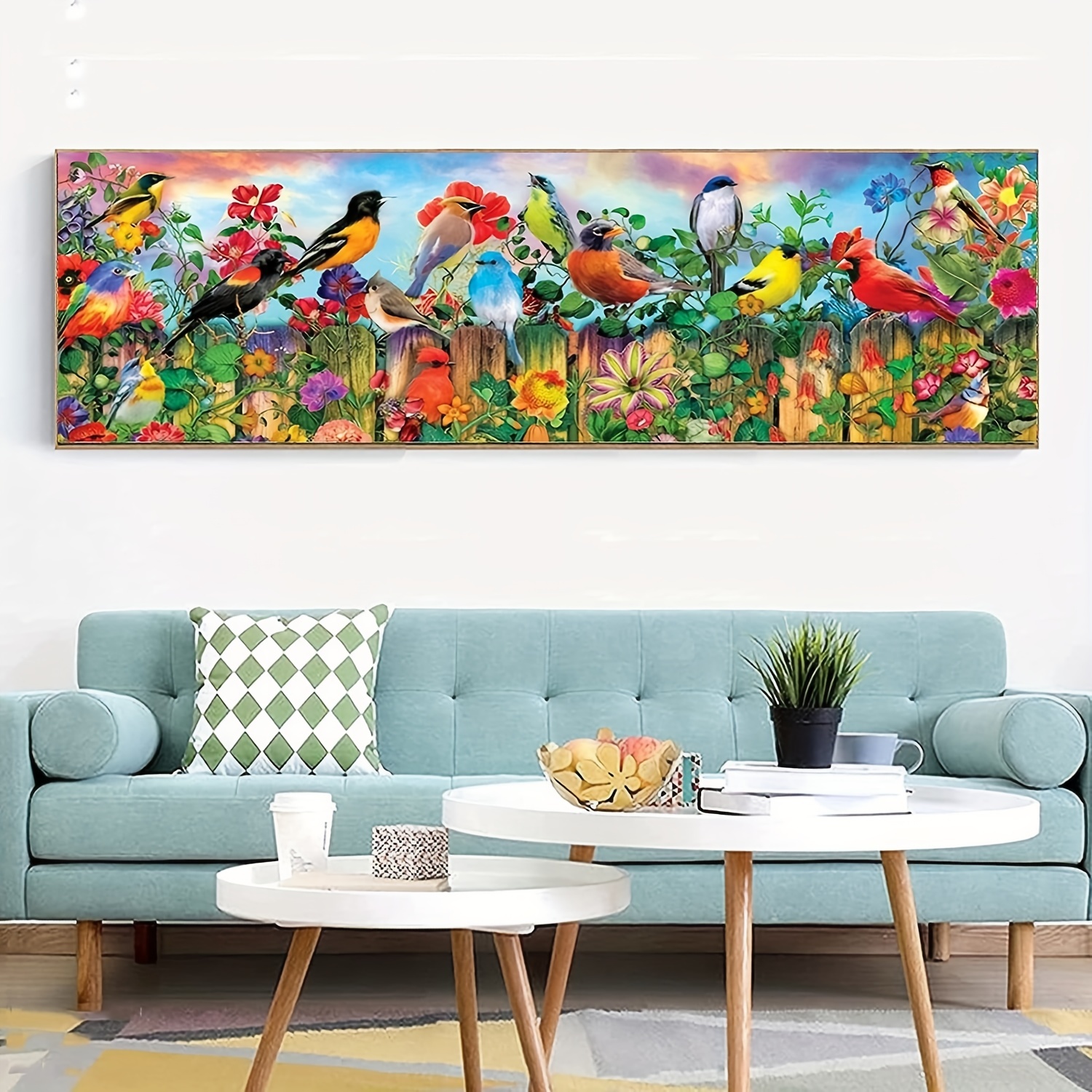 5d Diy Large Artificial Diamond Painting Kits For Adults Spring Birds Round  Full Diamond Art Kits Picture By Number Kits For Home Wall Decor Gifts -  Temu Australia