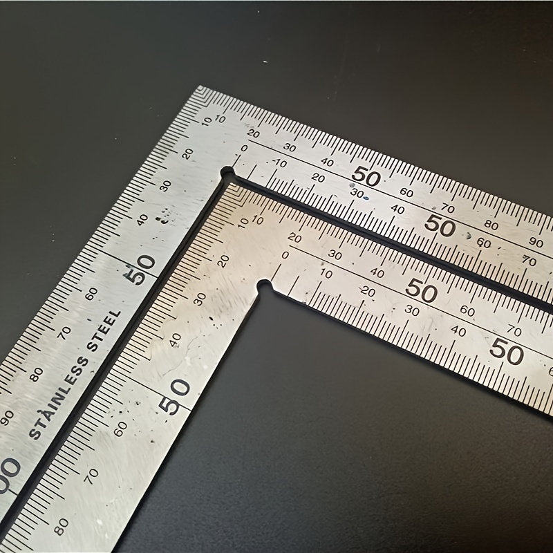 25cm Length Stainless Steel L-square Ruler