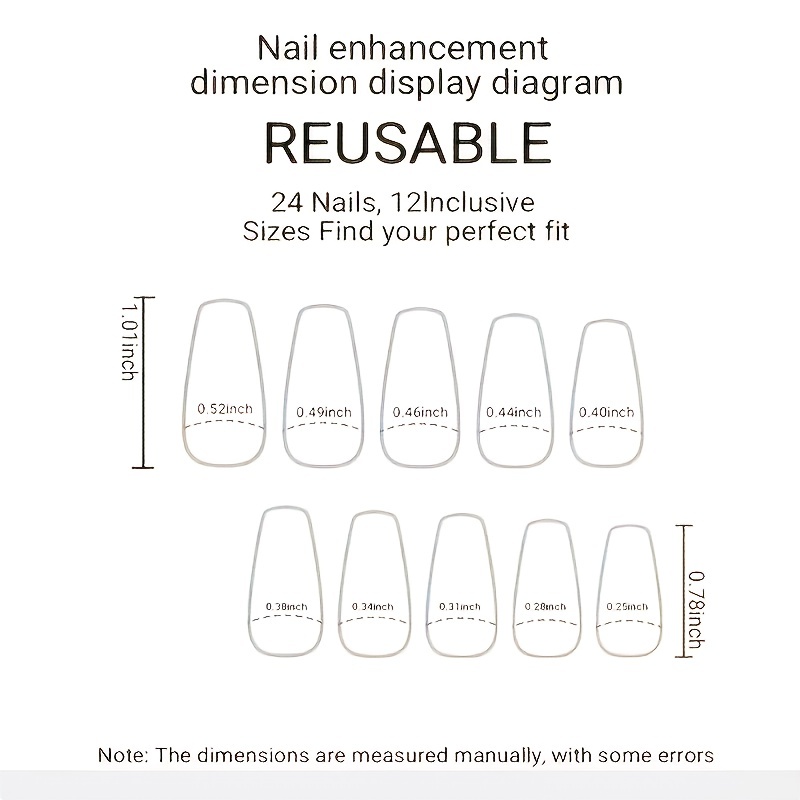 Press On Nails Short French Square Fake Nails, False Nails, Fake ...