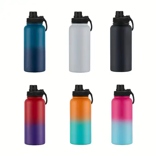 1000ml Large Capacity Thermos Water Bottle 32 oz Portable Hydro Thermal  Flask Stainless Steel Vacuum Insulated Tumbler Mug Sport