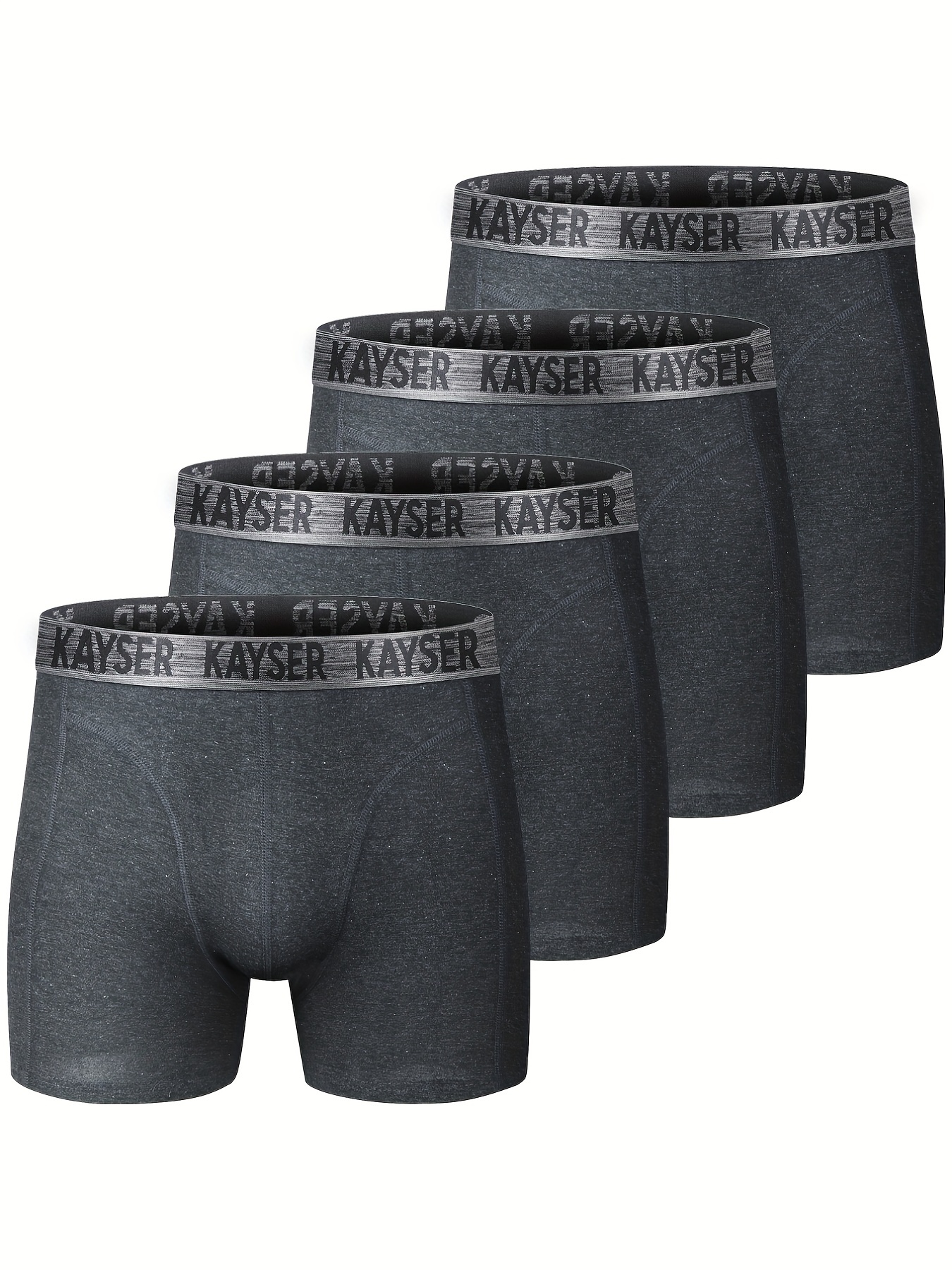 Men's Boxer Briefs Underwear Regular Stretch Elastic Wide - Temu
