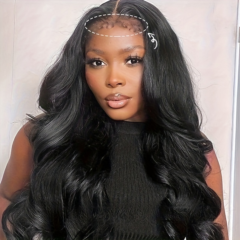 13x4 Edges Baby Hair Lace Wig Body Wave Lace - Temu