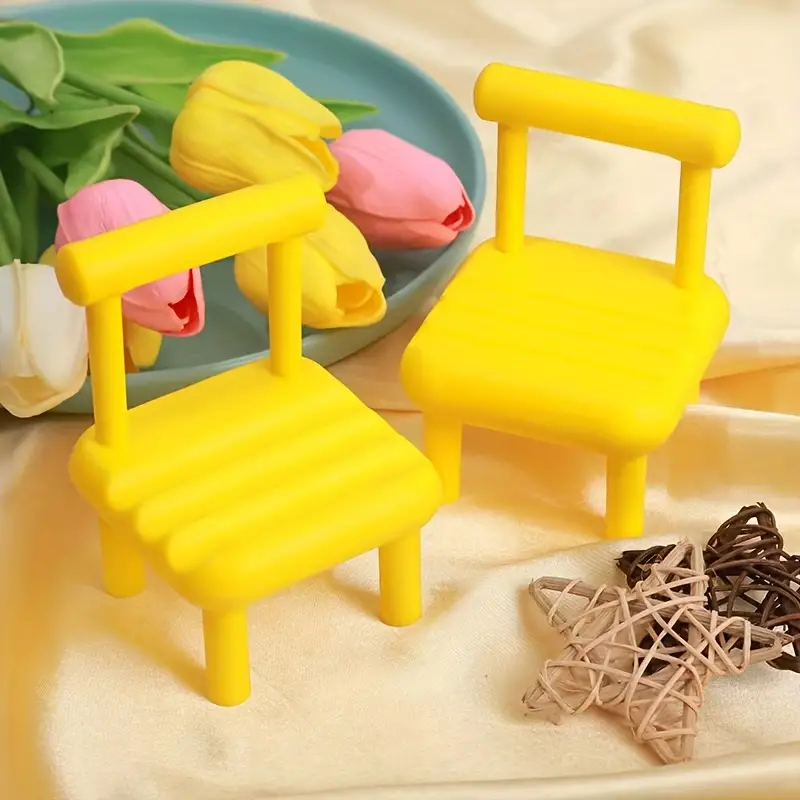 Desktop Plastic Chair shaped Small Ornaments Room Decoration - Temu