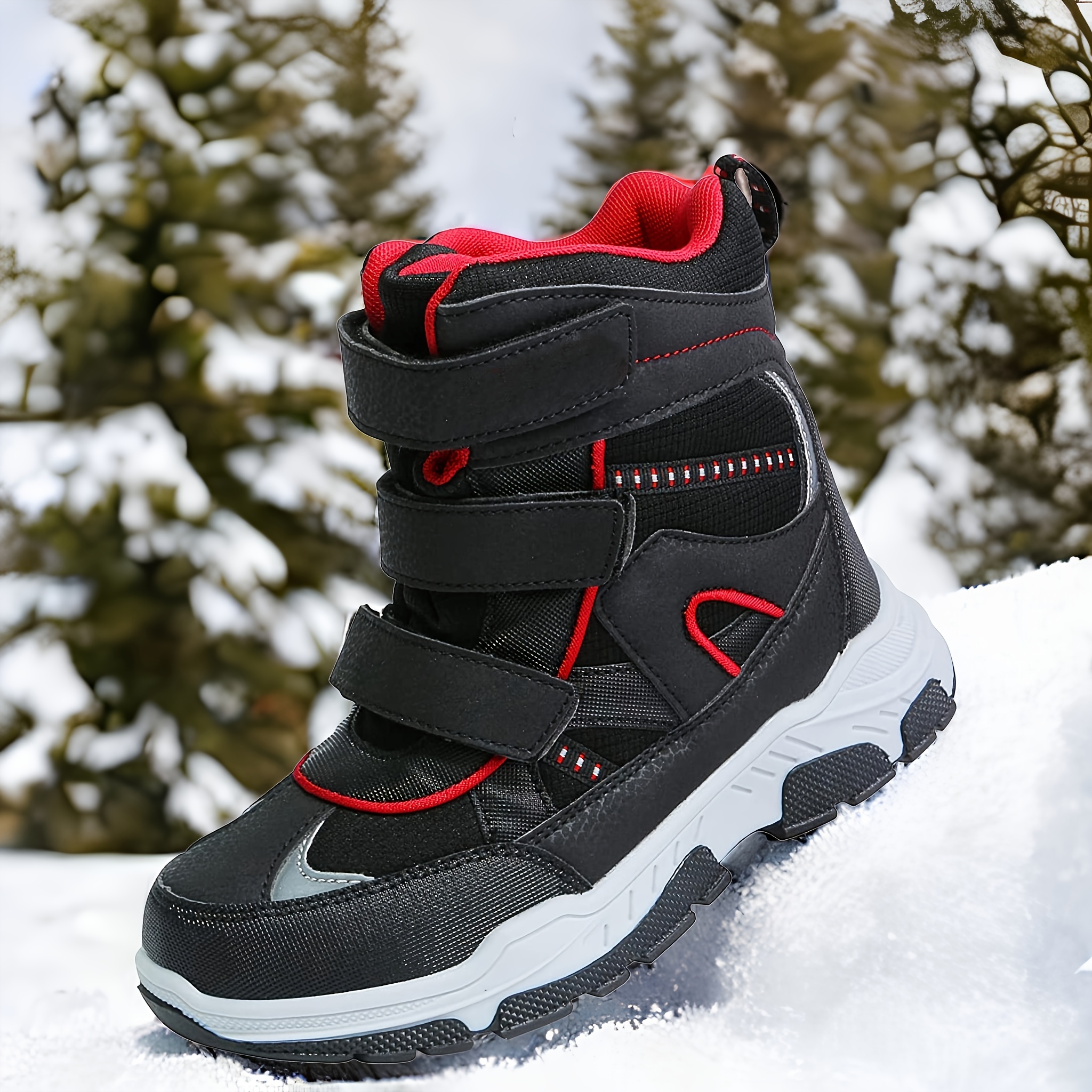 Botas De Nieve Invierno Para Hombre Zapatos Impermeables Plano