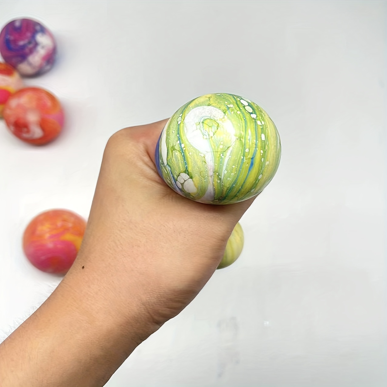 Stretch Stress Balls Kids Adults Squeeze Ball Sensory Dough - Temu