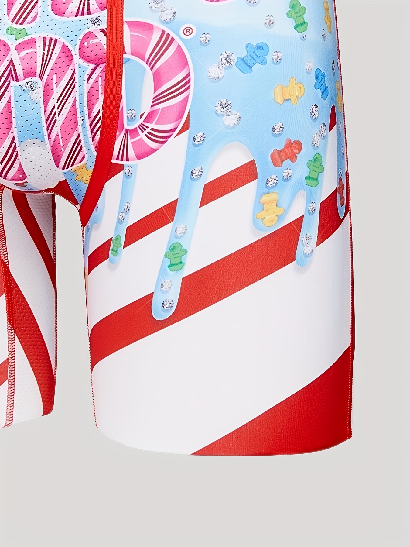 Candyland' Print Men's Long Boxers Briefs Breathable Comfy - Temu