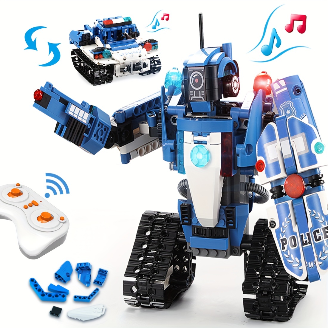 Stem Projects for Kids Ages 8-12 Remote Control Car/Robot Toy Building Kit  Robot