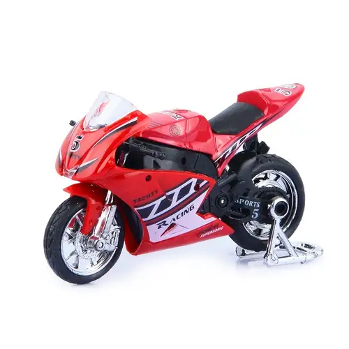 Modèle de jouet de moto, collection de boutique en métal tout en