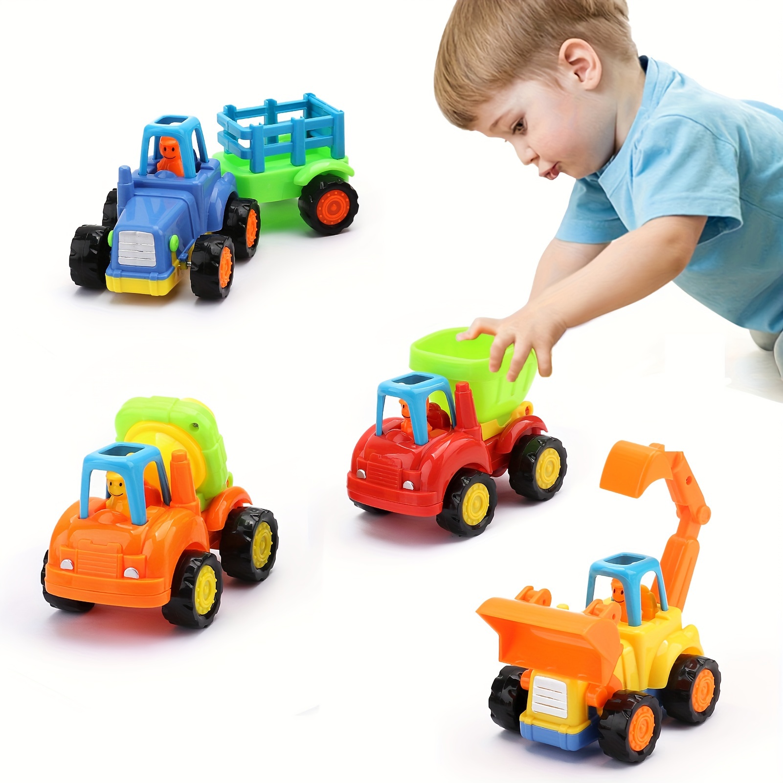 Juguetes para niños y niñas, juguetes para niños de 3, 4, 5, 6 años,  juguetes para niños pequeños, camión de juguete 13 en 1, juego de  transporte