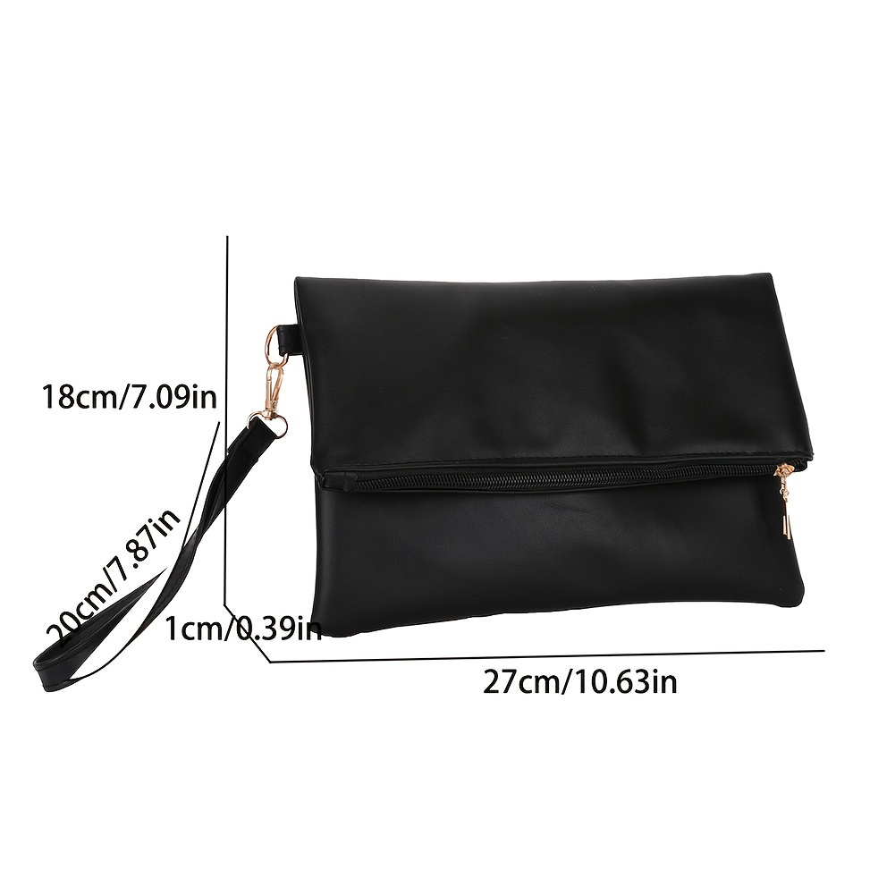 Women's Stylish Patent Leather Envelope Clutch