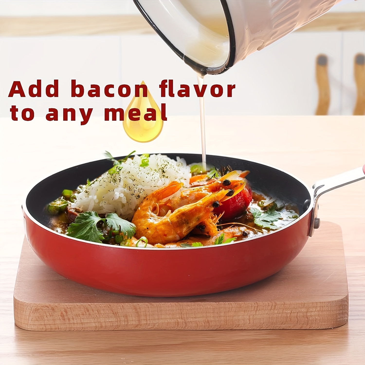 Ceramic bacon grease container with strainer suitable for storing frying  oil and cooking grease - style:style1 