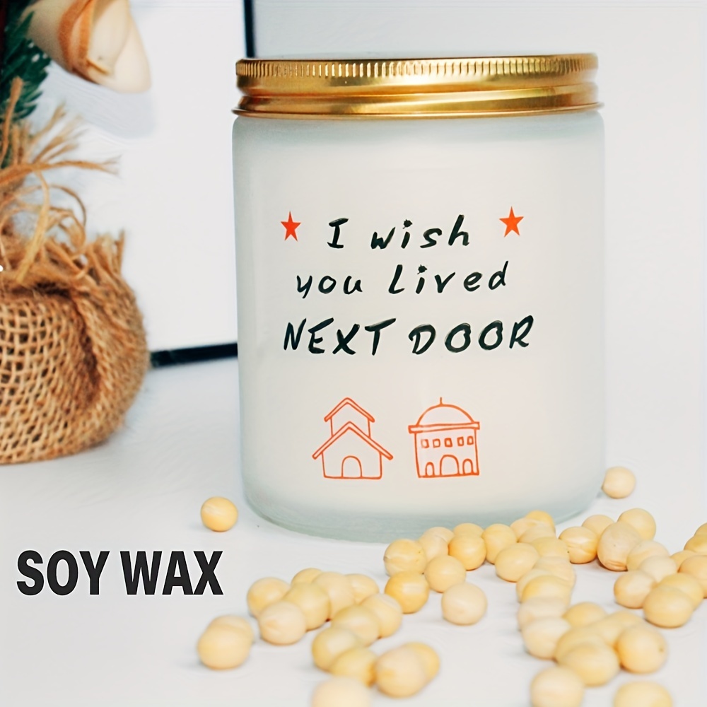 Gift for Neighbor Moving Away Neighbor Leaving Gift Soy Candle