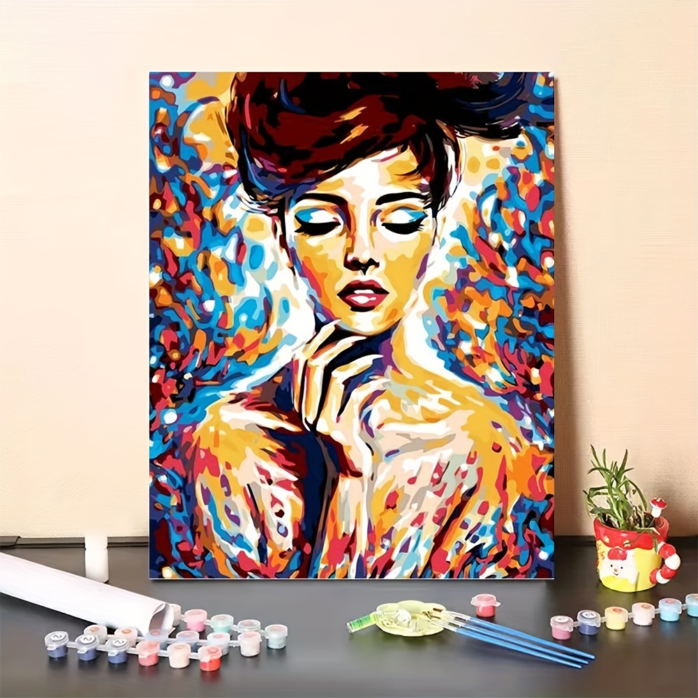 Diy Oil Painting By Numbers Animal Fox Oil Painting Decor Oil Painting 