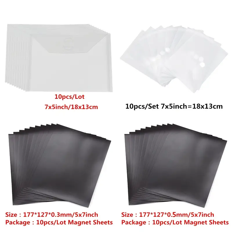 Multipurpose Magnetic Sheets Mat Transparent Plastic Storage - Temu