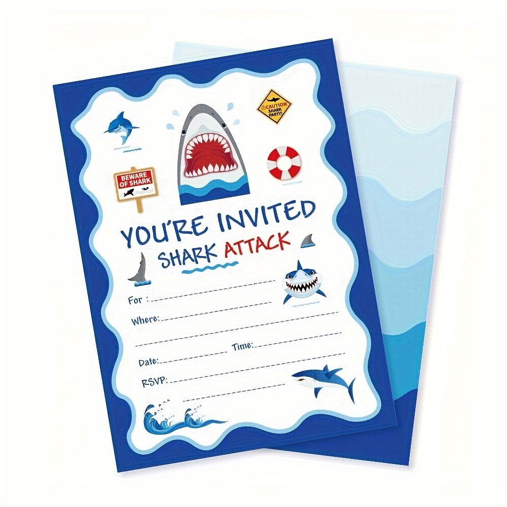New Design Shark Birthday Party Supplies