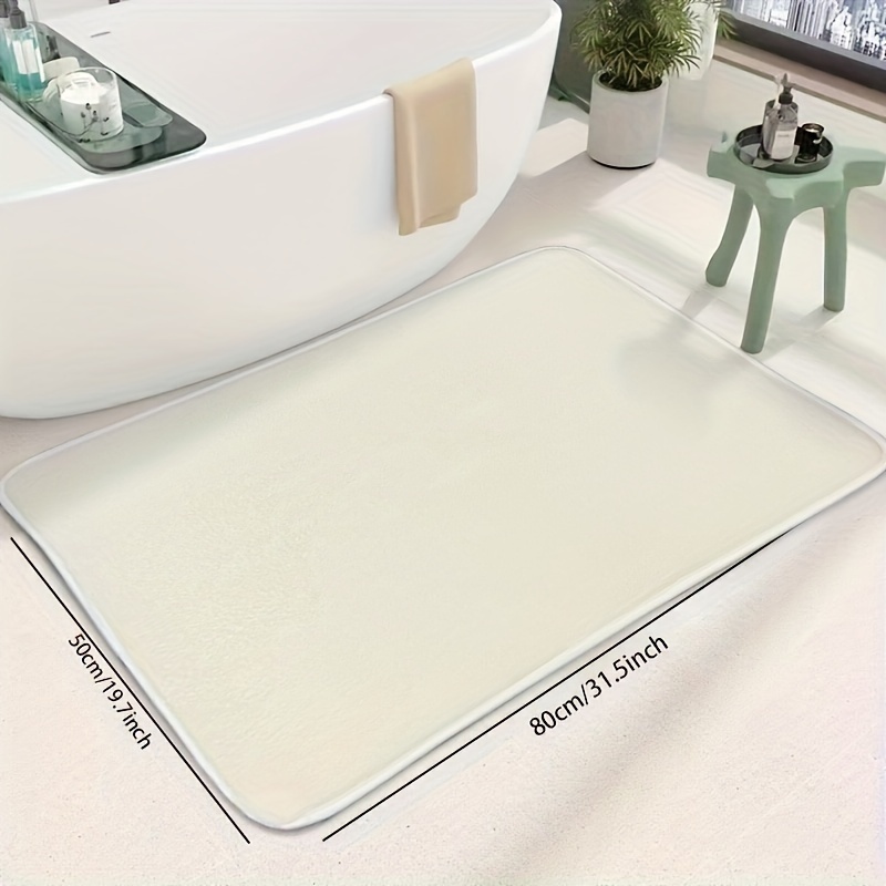 Absorbent Bathroom Mat Bathroom Rugs Long And Large Memory - Temu Italy