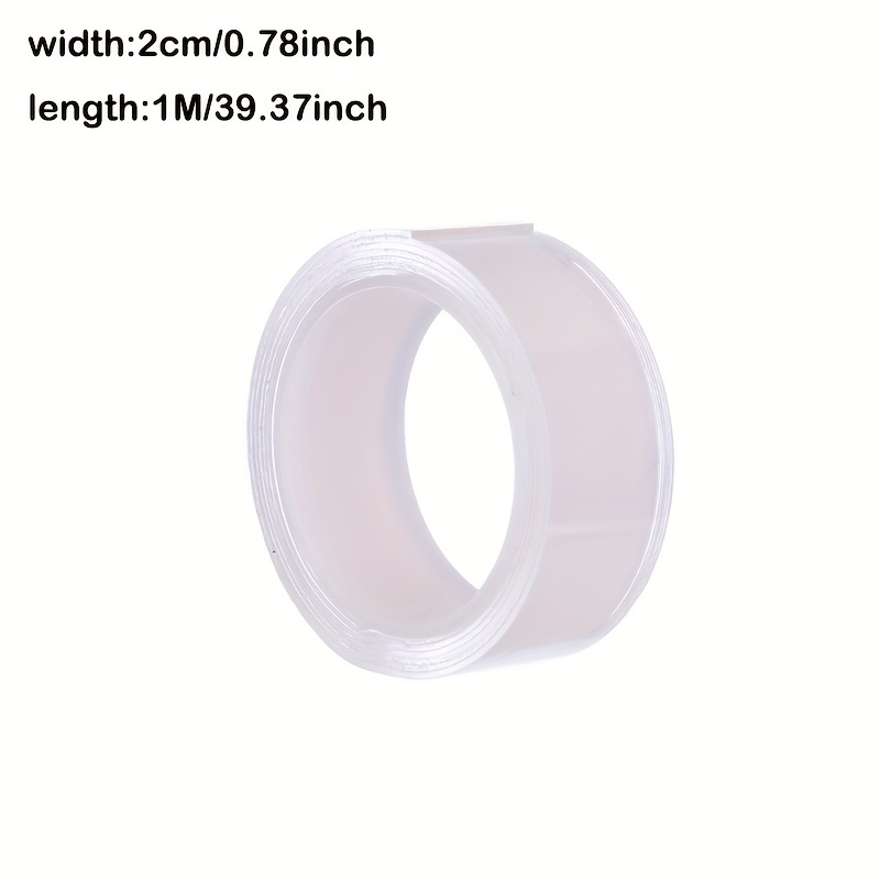 1/2/3/5M Nano Tape Double Sided Tape Transparent Reusable Waterproof  Adhesive Tapes Cleanable Kitchen Bathroom Supplies Tapes
