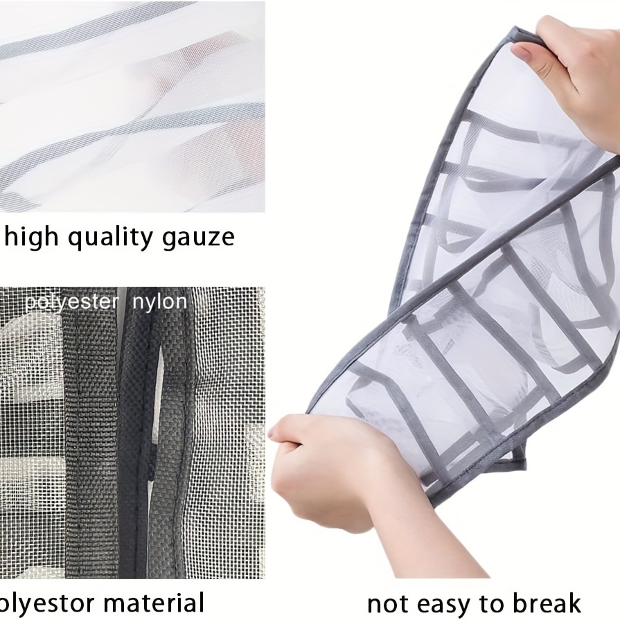 Wardrobe Mesh Clear Multi grid Bra Storage Bag Lightweight - Temu